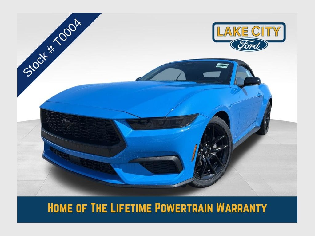 Grabber Blue Metallic 2026 Ford Mustang EcoBoost Premium Convertible RWD Convertible Rear-Wheel Drive Automatic