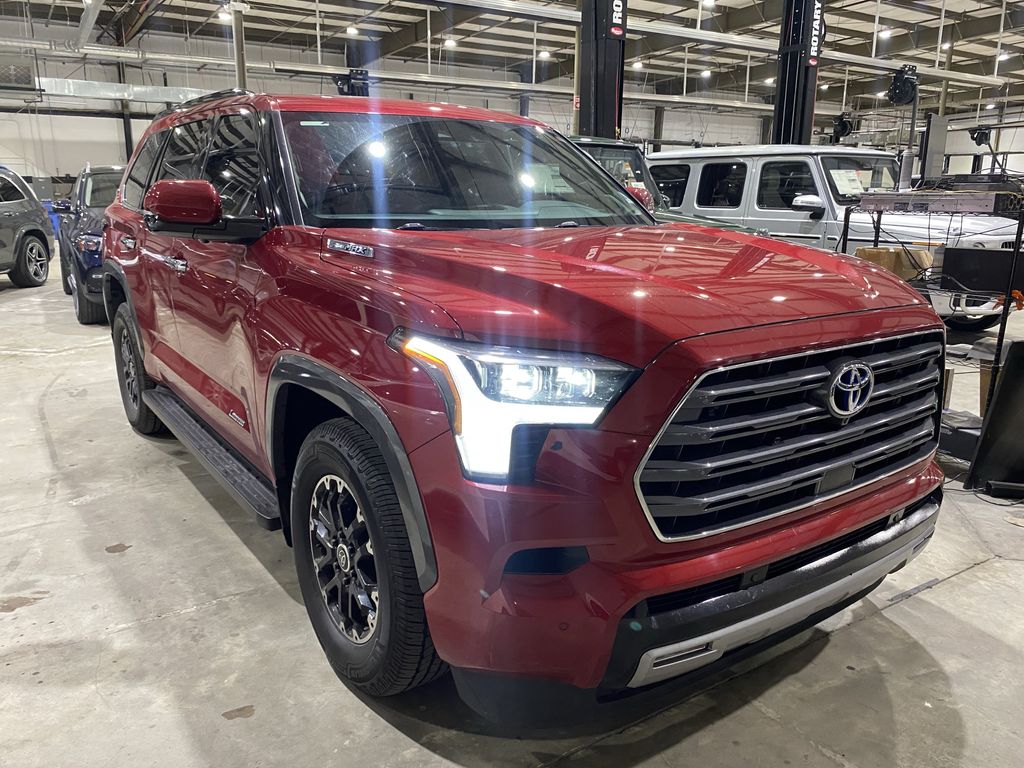 Red 2023 Toyota Sequoia SUV / Crossover Four-Wheel Drive Automatic