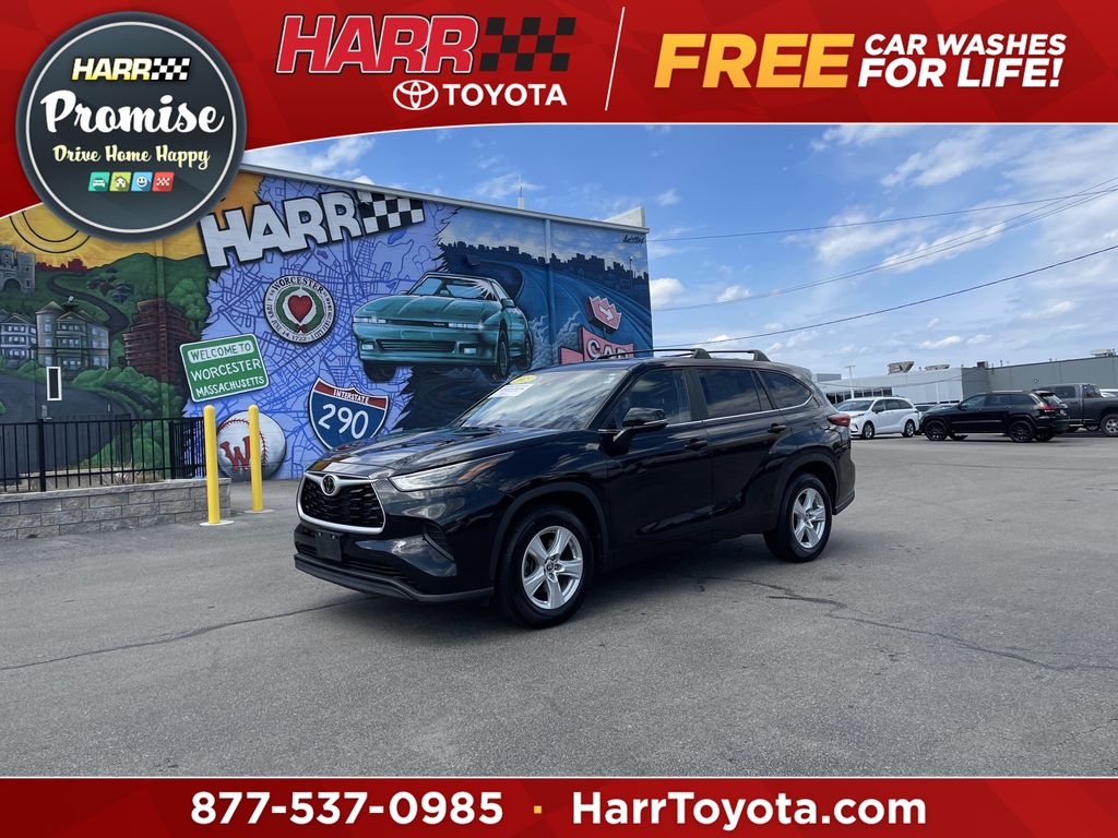 Midnight Black Metallic 2023 Toyota Highlander L FWD SUV / Crossover Front-Wheel Drive 8-Speed Automatic