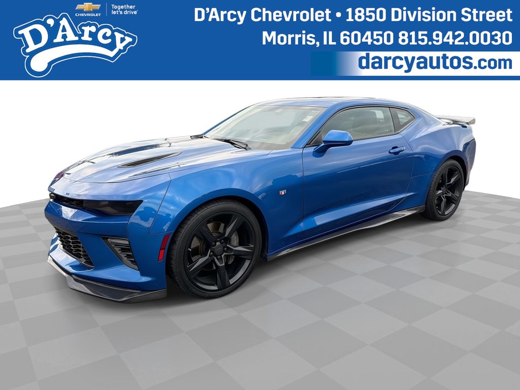 Hyper Blue Metallic 2016 Chevrolet Camaro Coupe Rear-Wheel Drive 8-Speed Automatic