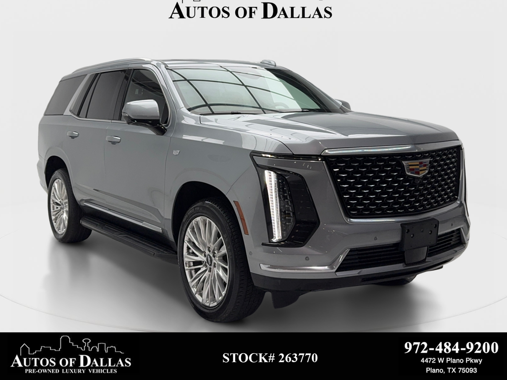 Argent Silver Metallic 2025 Cadillac Escalade SUV / Crossover Four-Wheel Drive Automatic