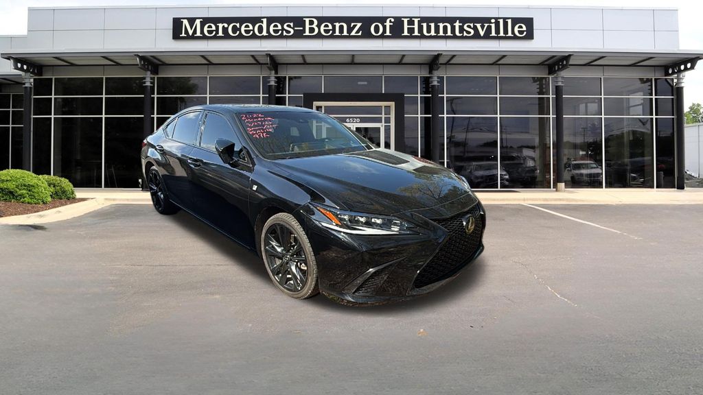 Black (Obsidian) 2022 Lexus ES 350 F Sport FWD Sedan Front-Wheel Drive 8-Speed Automatic
