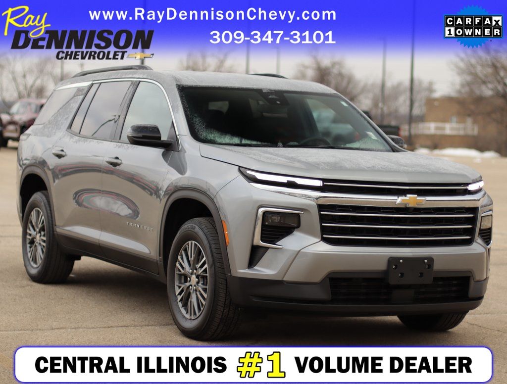 Sterling Gray Metallic 2025 Chevrolet Traverse LT FWD SUV / Crossover Front-Wheel Drive 8-Speed Automatic