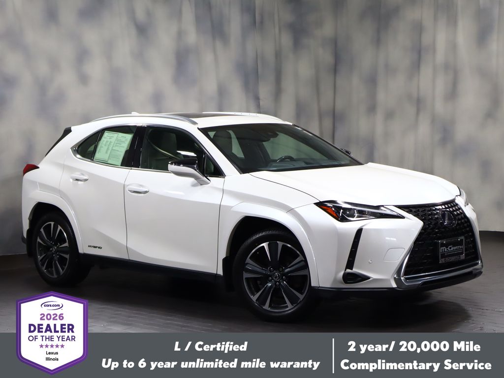 Eminent White Pearl 2022 Lexus UX Hybrid SUV / Crossover All-Wheel Drive Continuously Variable Transmission