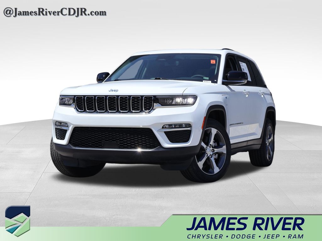 Bright White Clearcoat 2022 Jeep Grand Cherokee 4xe SUV / Crossover Four-Wheel Drive 8-Speed Automatic