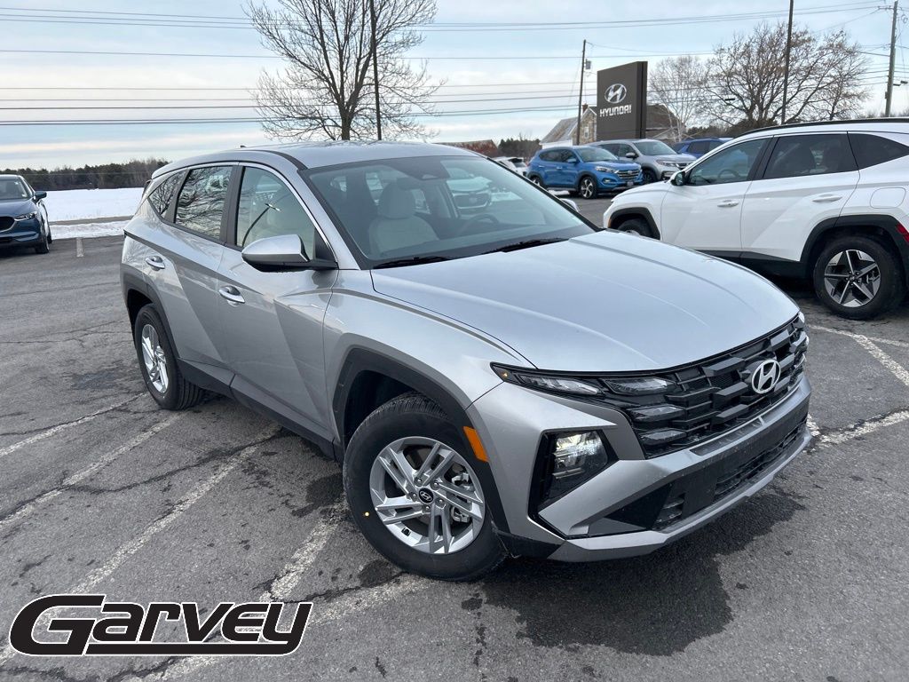 Shimmering Silver 2025 Hyundai Tucson SUV / Crossover All-Wheel Drive 8-Speed Automatic