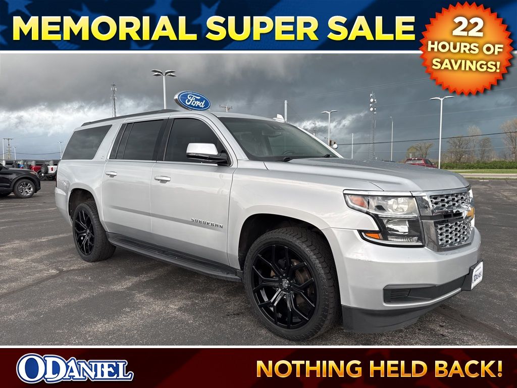 Silver Ice Metallic 2020 Chevrolet Suburban 1500 LT 4WD SUV / Crossover Four-Wheel Drive 6-Speed Automatic Overdrive