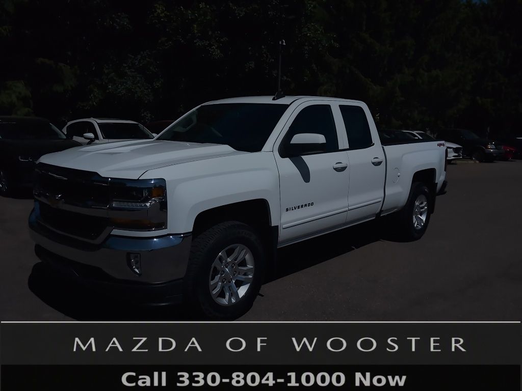Summit White 2019 Chevrolet Silverado 1500 Pickup Truck Four-Wheel Drive 6-Speed Automatic Overdrive