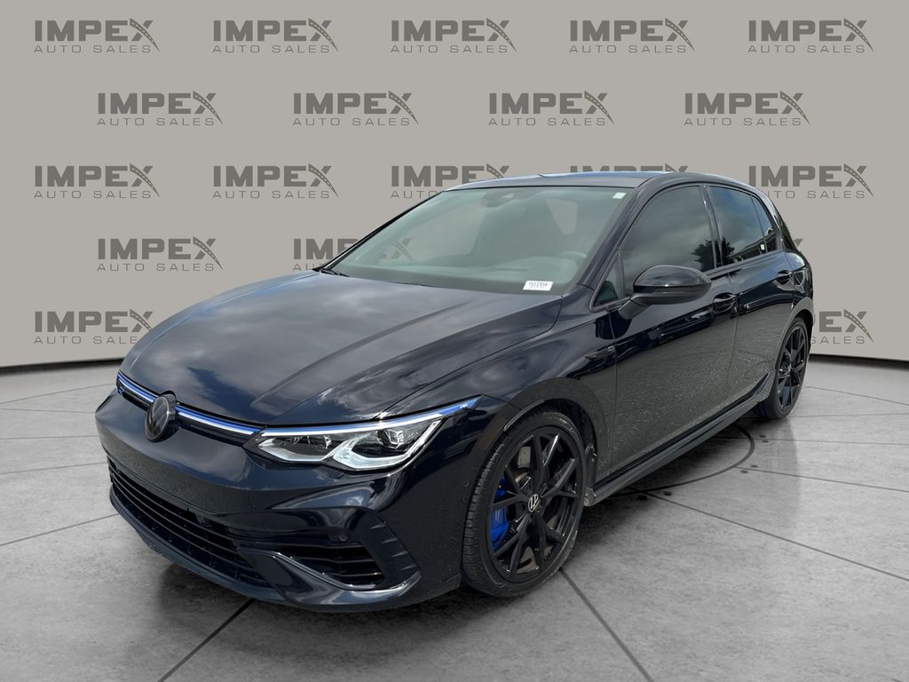 Deep Black Pearl 2024 Volkswagen Golf R Hatchback All-Wheel Drive 7-Speed Dual Clutch