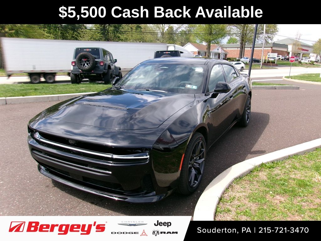 Diamond Black Crystal Pearlcoat 2026 Dodge Charger Sedan All-Wheel Drive 8-Speed Automatic