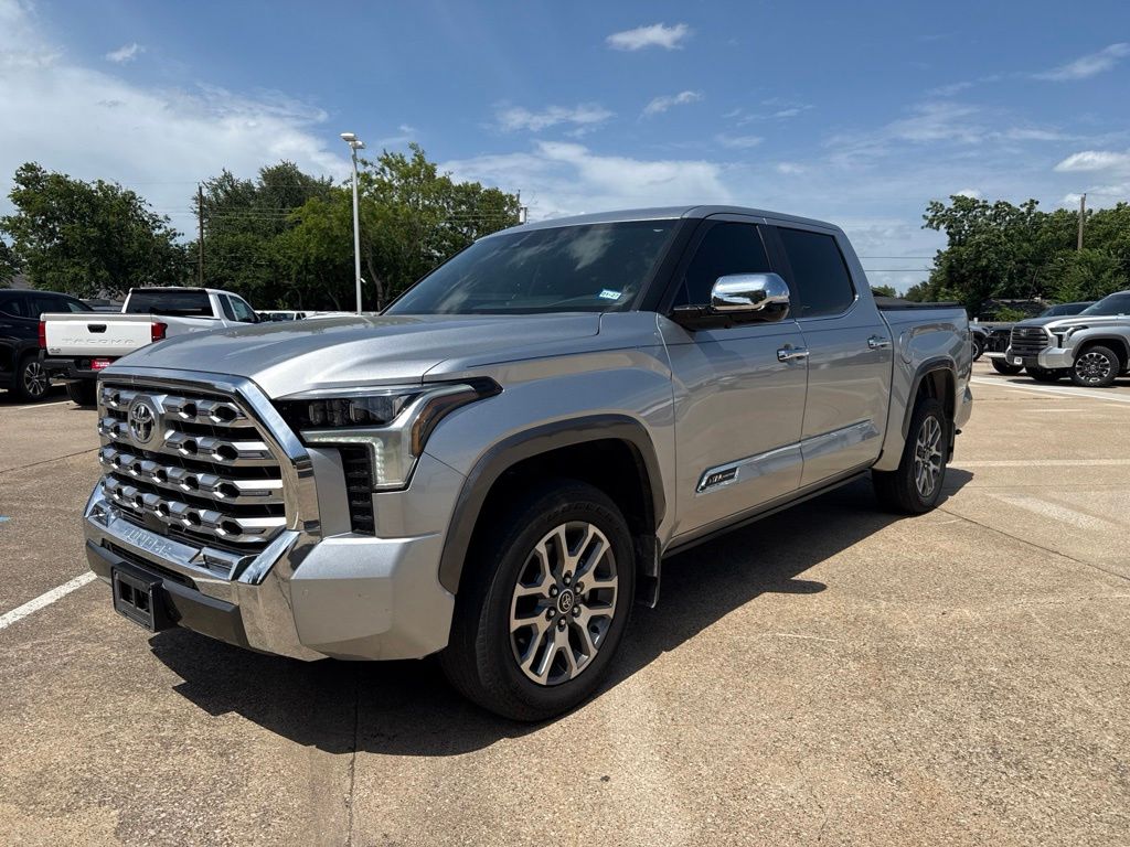 Celestial Silver Metallic 2024 Toyota Tundra Pickup Truck Four-Wheel Drive Automatic