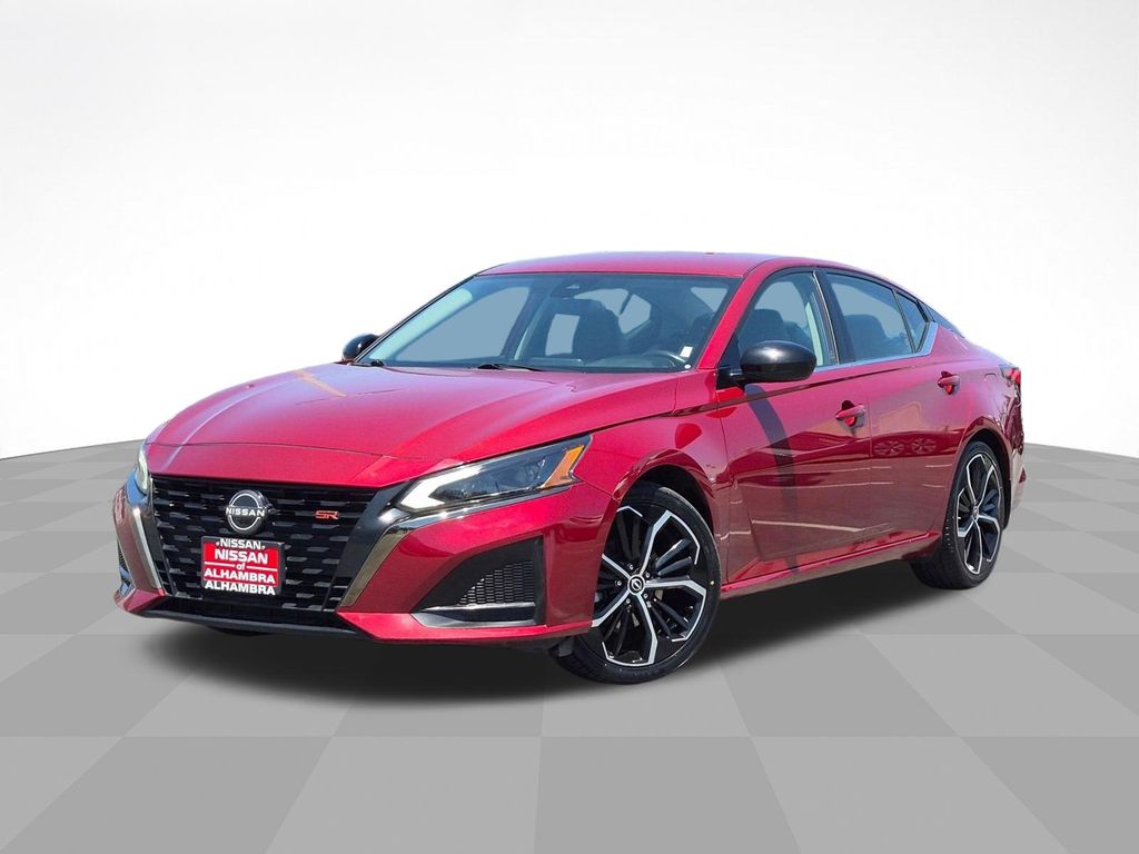 Red (Scarlet) 2024 Nissan Altima Sedan Front-Wheel Drive Continuously Variable Transmission