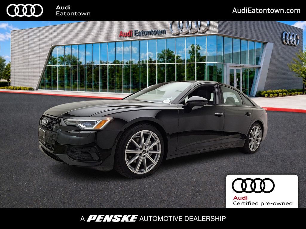 Mythos Black Metallic 2025 Audi A6 Sedan All-Wheel Drive 7-Speed Automatic