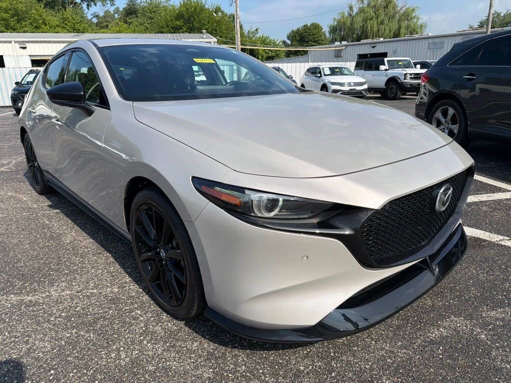 Gray (Platinum Quartz Metallic) 2024 Mazda MAZDA3 Sedan All-Wheel Drive 6-Speed Automatic