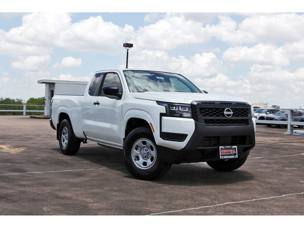 2026 Nissan Frontier S White at South Houston Nissan