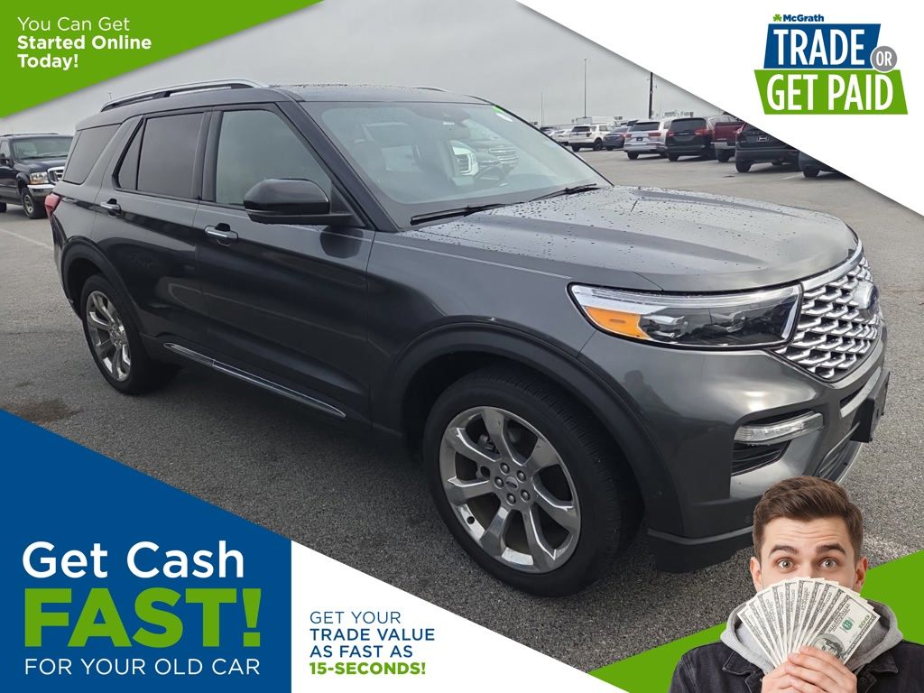 Gray (Magnetic) 2020 Ford Explorer SUV / Crossover All-Wheel Drive Automatic