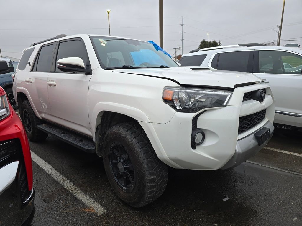 Super White 2019 Toyota 4Runner SUV / Crossover Four-Wheel Drive 5-Speed Automatic Overdrive