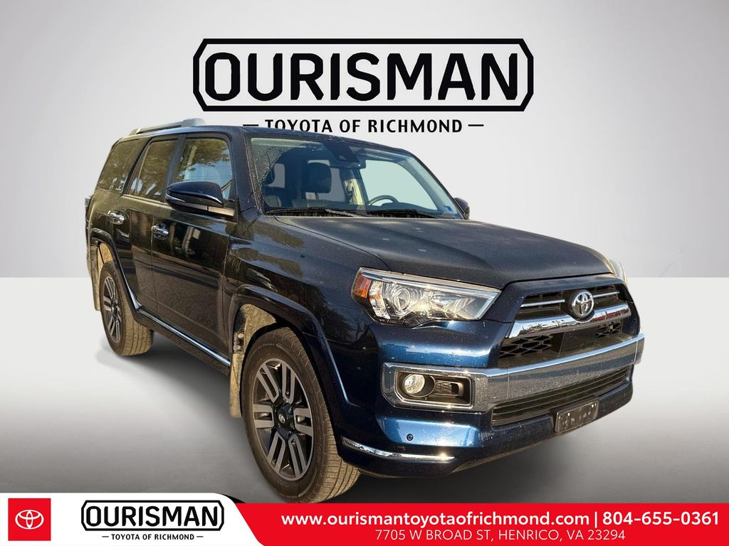 Nautical Blue Metallic 2020 Toyota 4Runner Limited 4WD SUV / Crossover All-Wheel Drive 5-Speed Automatic Overdrive