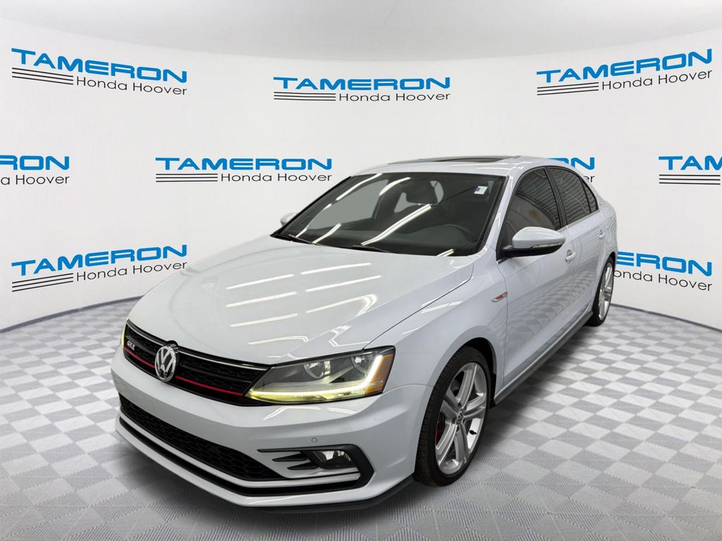 Pure White 2017 Volkswagen Jetta GLI 2.0T FWD Sedan Front-Wheel Drive 6-Speed Dual Clutch