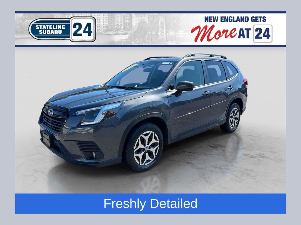Gray Metallic 2023 Subaru Forester SUV / Crossover All-Wheel Drive Continuously Variable Transmission