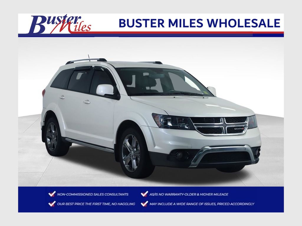 White Noise Tri-Coat 2017 Dodge Journey Crossroad FWD SUV / Crossover Front-Wheel Drive 6-Speed Automatic