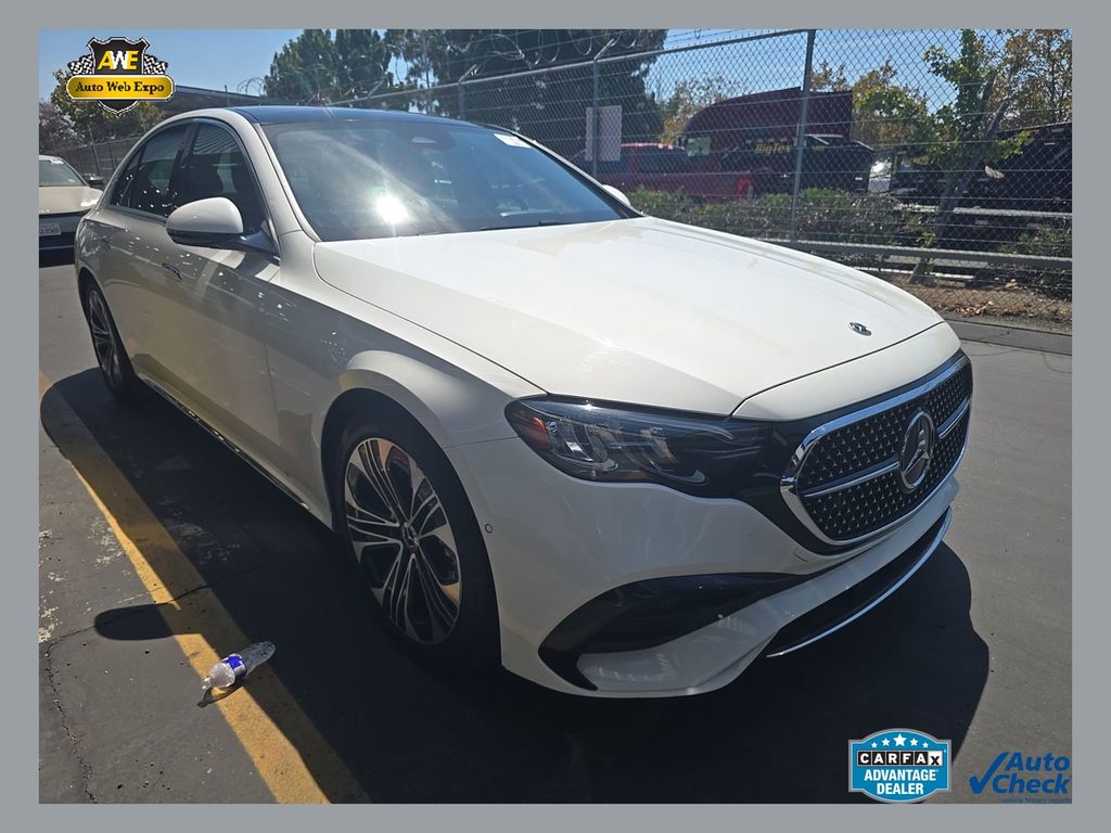 White 2025 Mercedes-Benz E-Class Sedan Rear-Wheel Drive 9-Speed Automatic