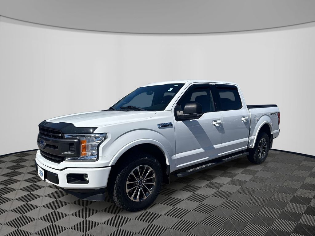 Oxford White 2018 Ford F-150 XLT SuperCrew 4WD Pickup Truck Four-Wheel Drive Automatic