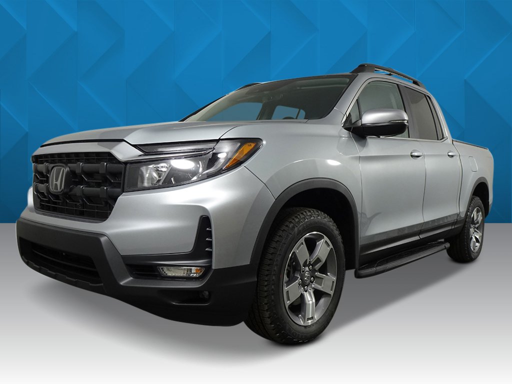 Solar Silver Metallic 2026 Honda Ridgeline Pickup Truck All-Wheel Drive 9-Speed Automatic