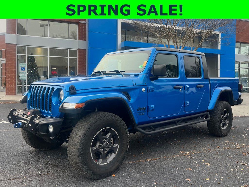 Hydro Blue Pearlcoat 2021 Jeep Gladiator Sport Crew Cab 4WD Pickup Truck Four-Wheel Drive 8-Speed Automatic