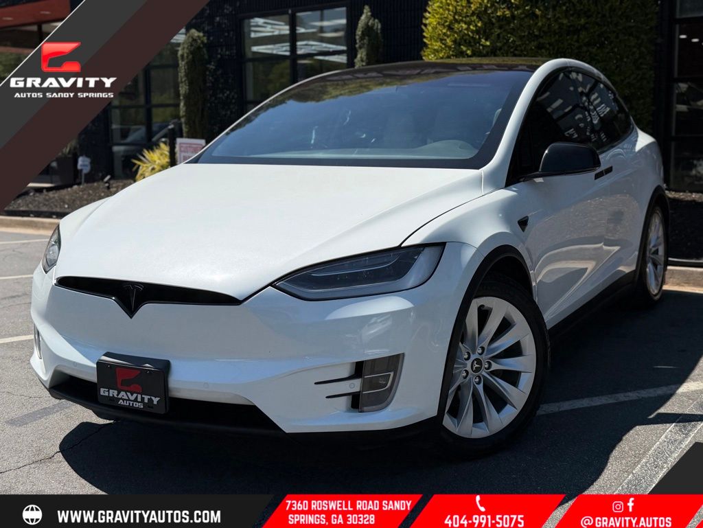 White 2018 Tesla Model X 100D AWD SUV / Crossover All-Wheel Drive 1-Speed Automatic