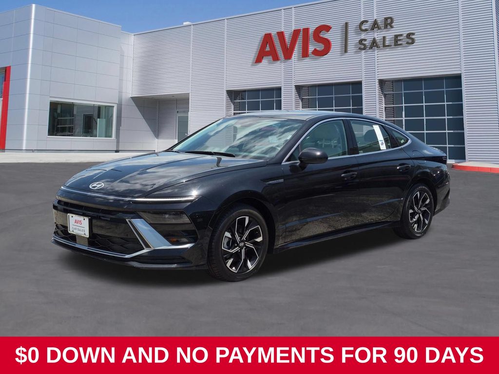 Abyss Black 2025 Hyundai Sonata Sedan Front-Wheel Drive 8-Speed Automatic