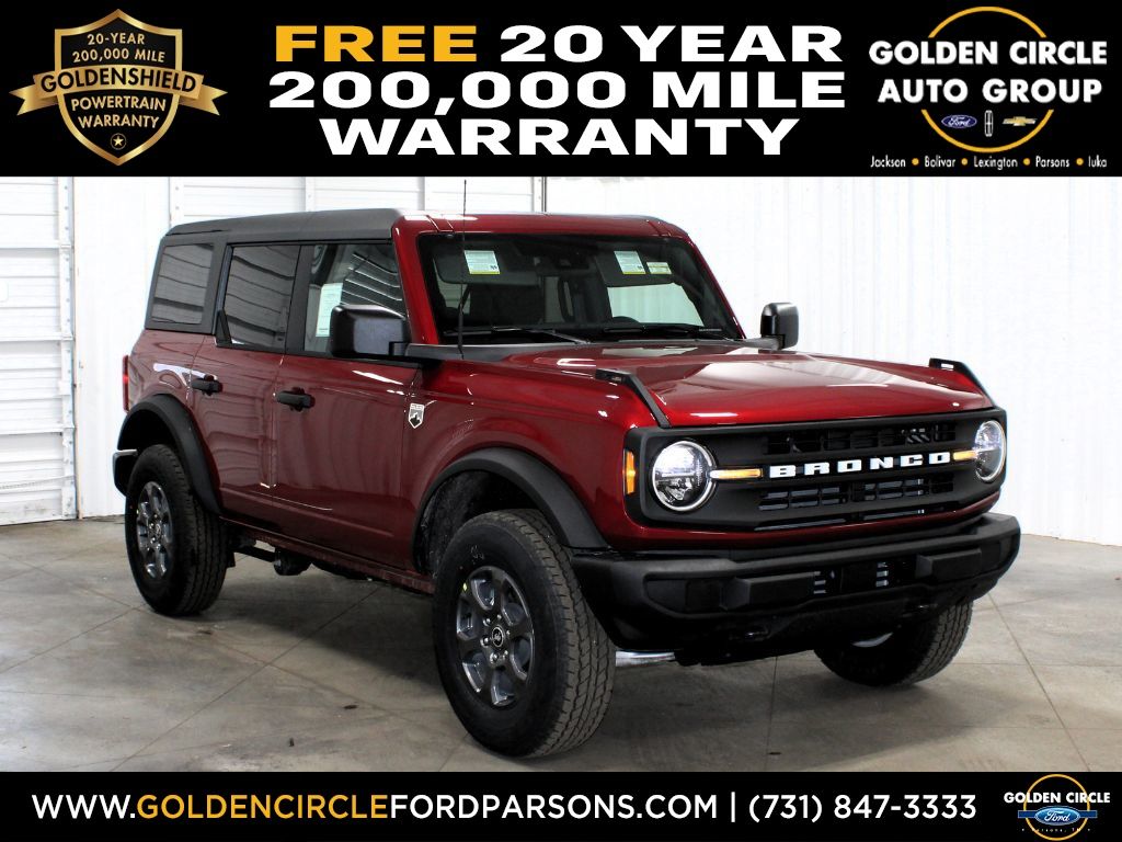 Ruby Red Metallic Tinted Clearcoat 2026 Ford Bronco SUV / Crossover Four-Wheel Drive Automatic
