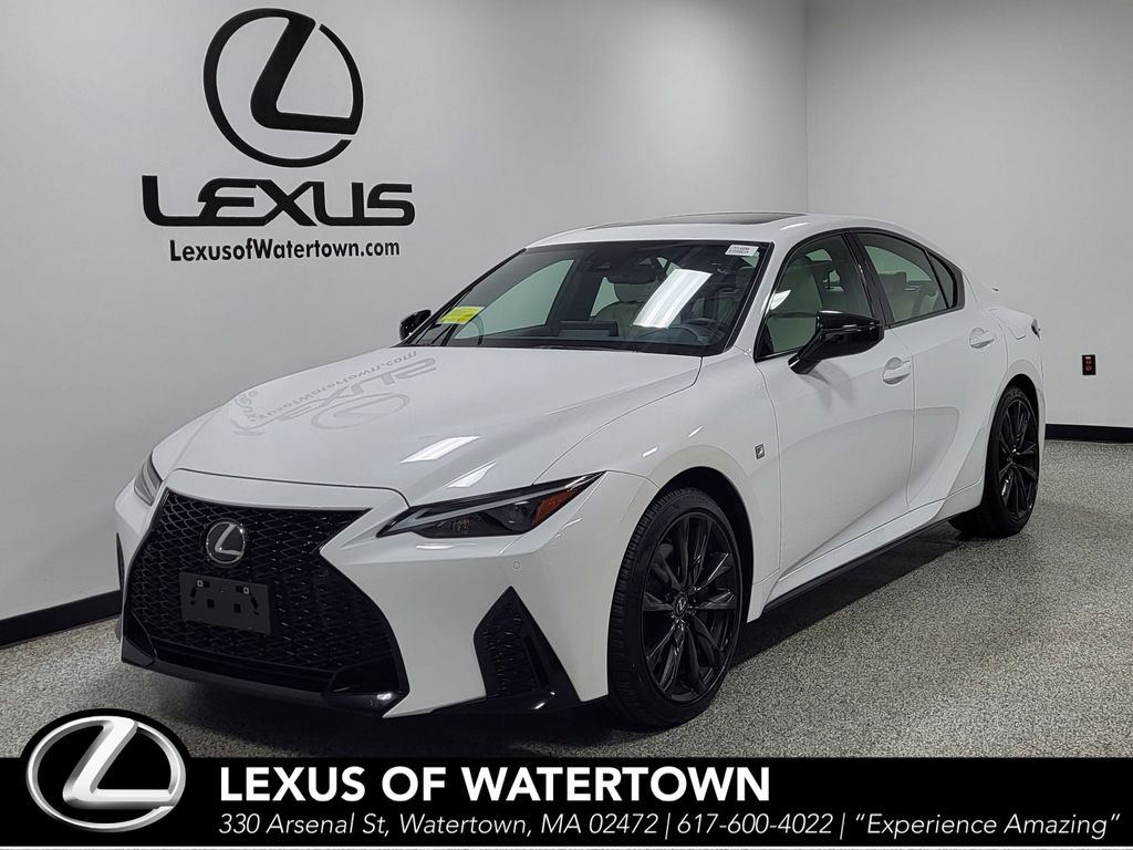 Ultra White 2025 Lexus IS Sedan 6-Speed Automatic
