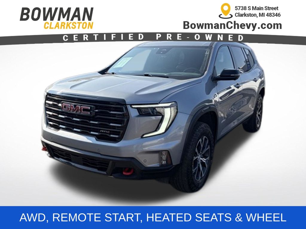 Sterling Metallic 2024 GMC Acadia SUV / Crossover Four-Wheel Drive 8-Speed Automatic