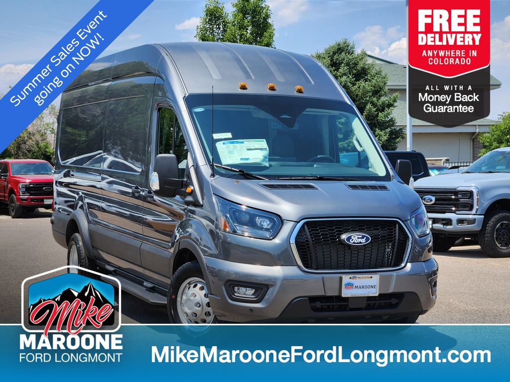 Carbonized Gray Metallic 2026 Ford Transit Cargo Van All-Wheel Drive Automatic
