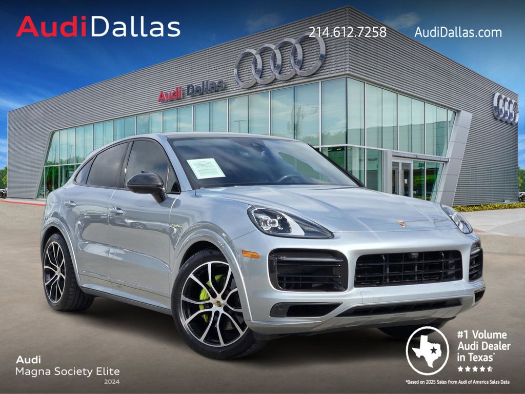 used 2022 Porsche Cayenne E-Hybrid Coupe car, priced at $54,952