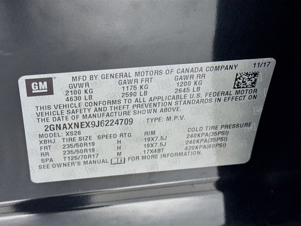 Used Car 2018 Chevrolet Equinox  Premier For Sale Under $20,000 In Austin, Texas