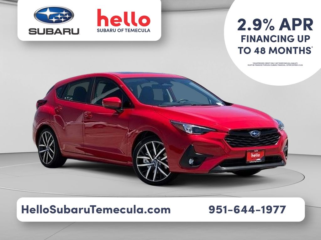 Pure Red 2026 Subaru Impreza Wagon All-Wheel Drive Continuously Variable Transmission