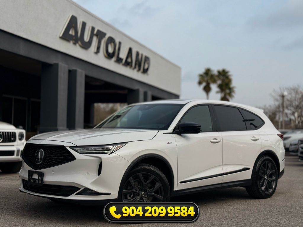 Platinum White Pearl 2023 Acura MDX SH-AWD with A-SPEC Package SUV / Crossover All-Wheel Drive Automatic
