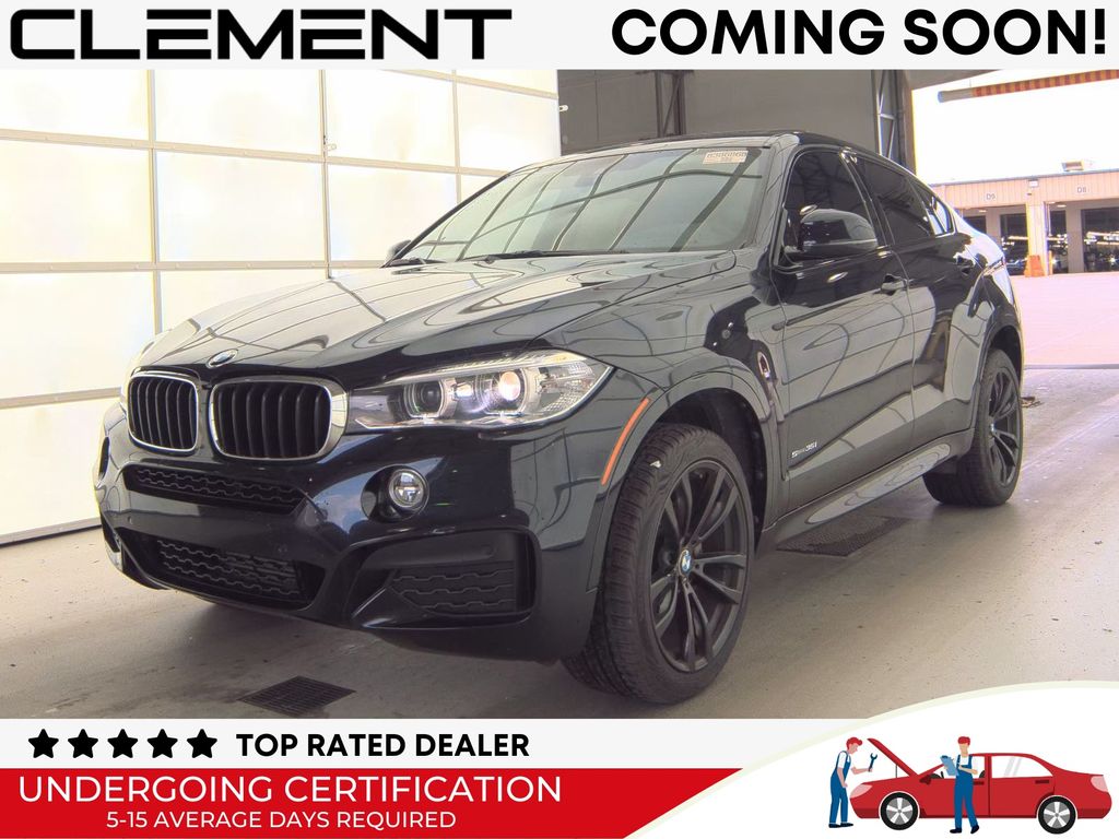 Carbon Black Metallic 2019 BMW X6 SUV / Crossover Rear-Wheel Drive 8-Speed Automatic