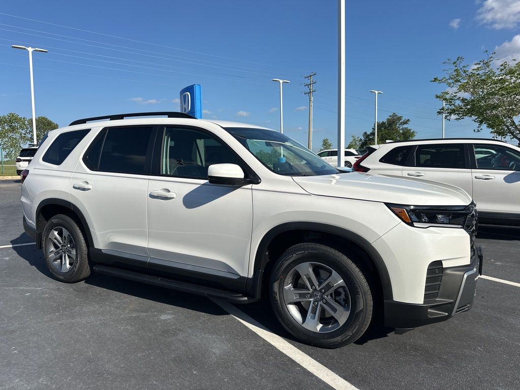 Platinum White Pearl 2026 Honda Pilot EX-L FWD SUV / Crossover Front-Wheel Drive Automatic