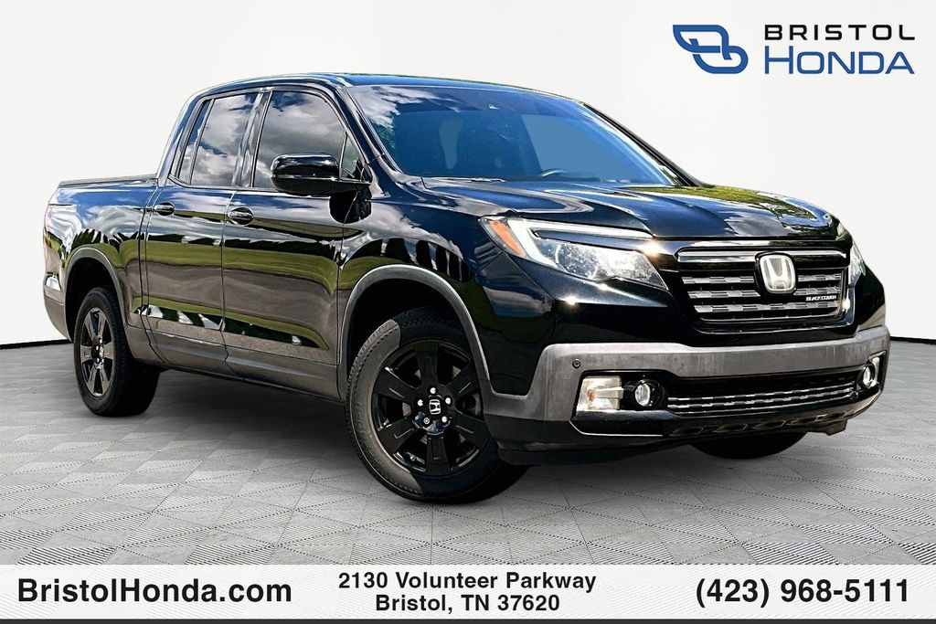 Crystal Black Pearl 2019 Honda Ridgeline Pickup Truck All-Wheel Drive 6-Speed Automatic