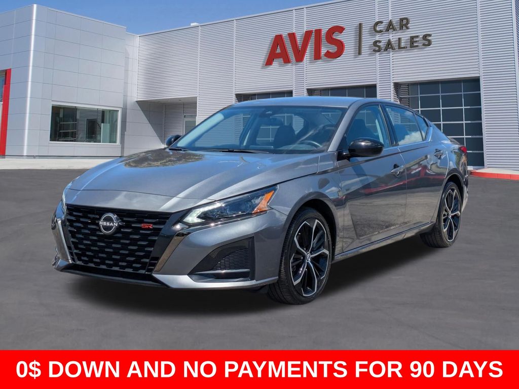 Gray 2025 Nissan Altima 2.5 SR AWD Sedan All-Wheel Drive Continuously Variable Transmission
