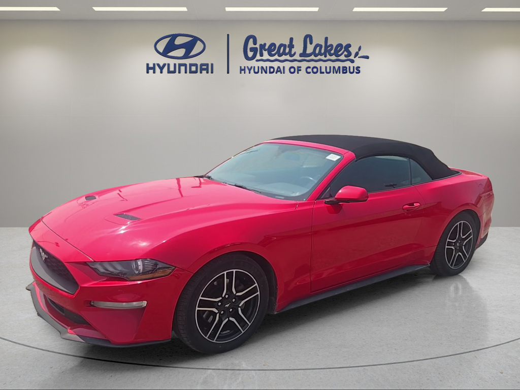 Race Red 2019 Ford Mustang Convertible Rear-Wheel Drive 10-Speed Automatic