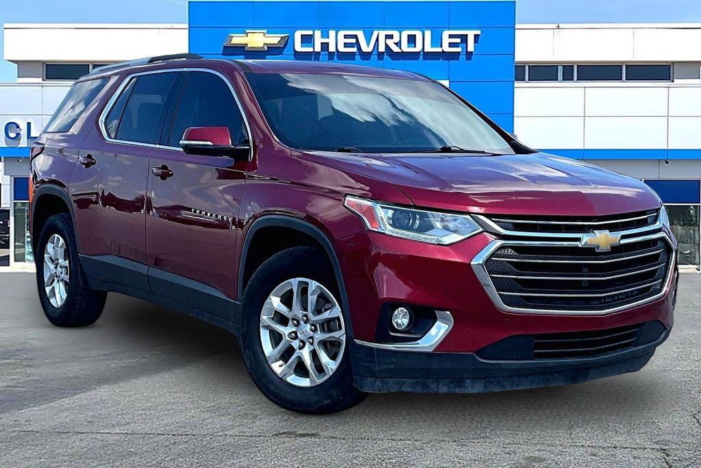 Cajun Red Tintcoat 2018 Chevrolet Traverse SUV / Crossover Front-Wheel Drive 9-Speed Automatic