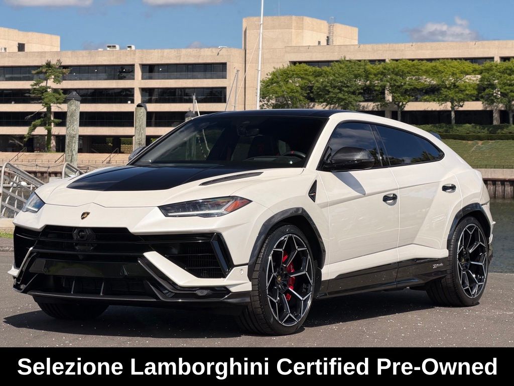 Balloon White Metallic 2024 Lamborghini Urus SUV / Crossover All-Wheel Drive 8-Speed Automatic