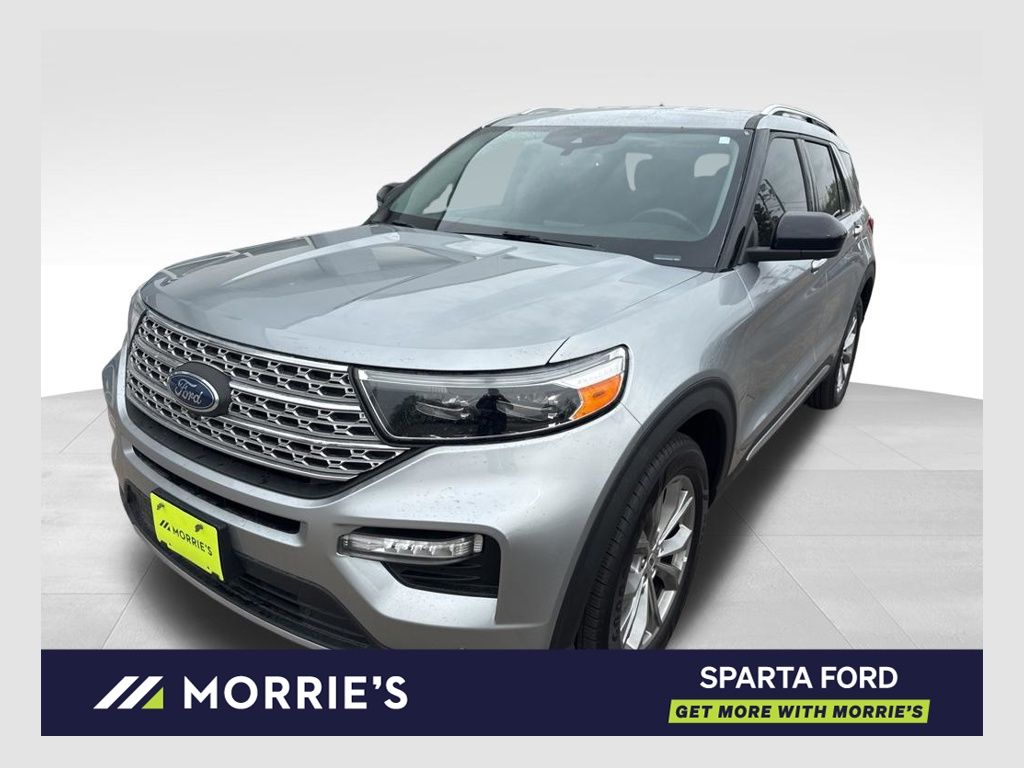 Silver Metallic 2023 Ford Explorer Limited AWD SUV / Crossover All-Wheel Drive Automatic