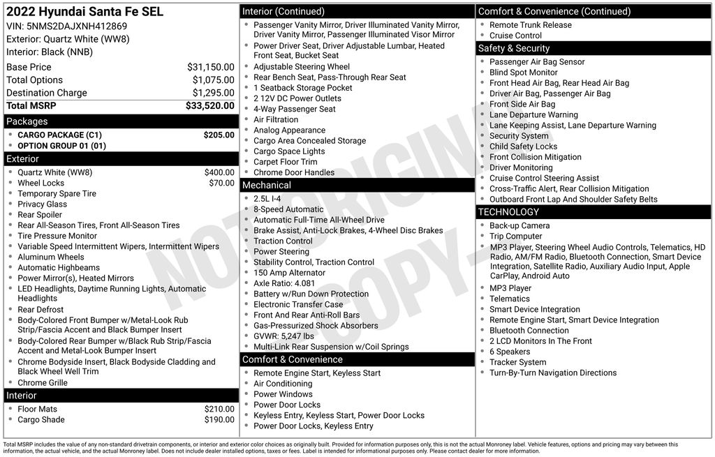Used 2022 Gray Hyundai SEL image 6