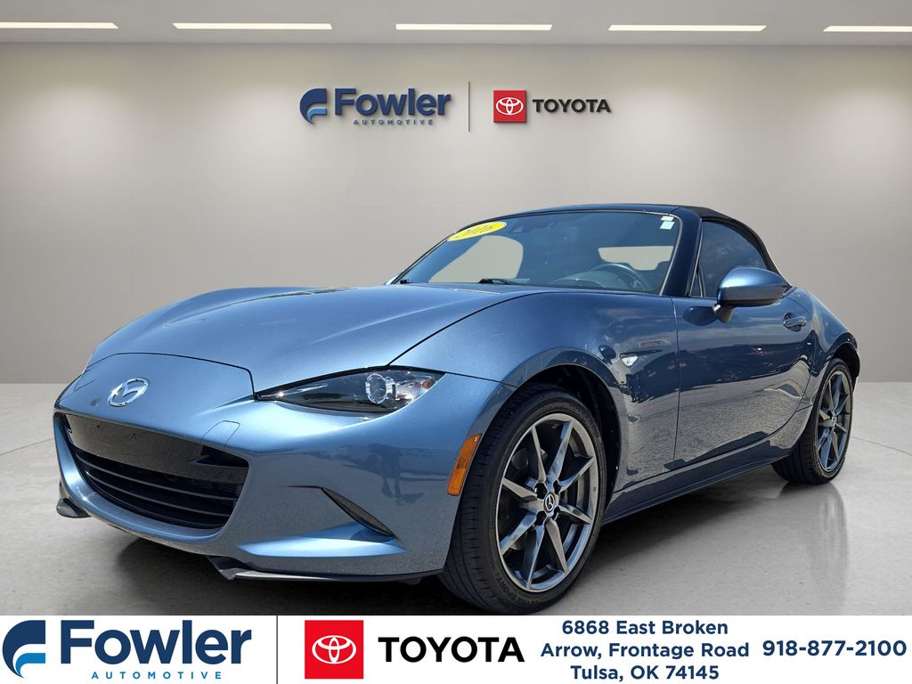 Blue Reflex Mica 2016 Mazda MX-5 Miata Convertible Rear-Wheel Drive 6-Speed Automatic