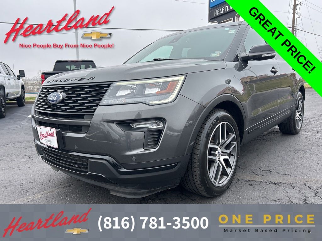 Gray (Magnetic) 2018 Ford Explorer Sport AWD SUV / Crossover All-Wheel Drive 6-Speed Automatic